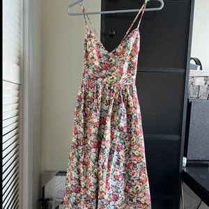 J. Crew x Liberty Fabric A line dress